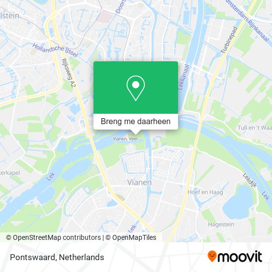 Pontswaard kaart