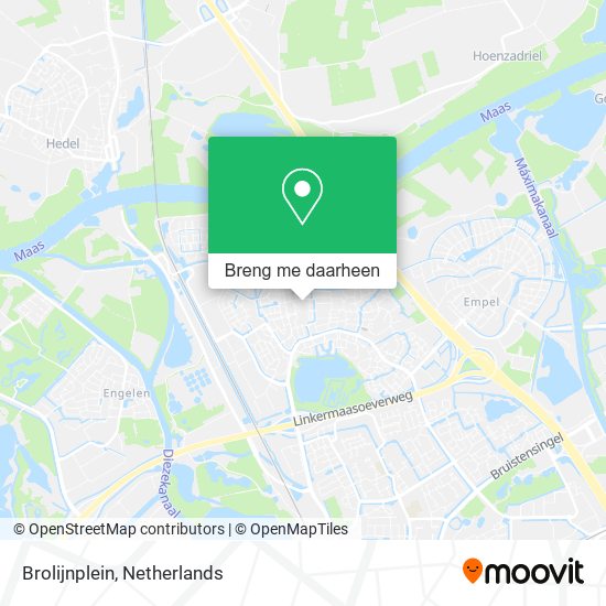 Brolijnplein kaart