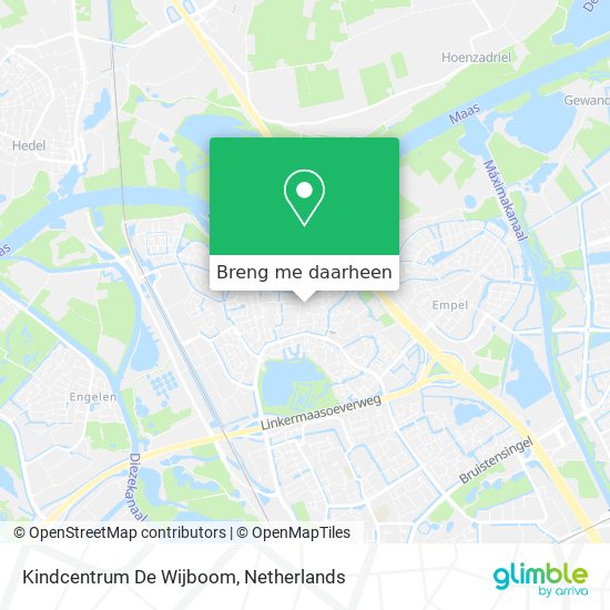 Kindcentrum De Wijboom kaart