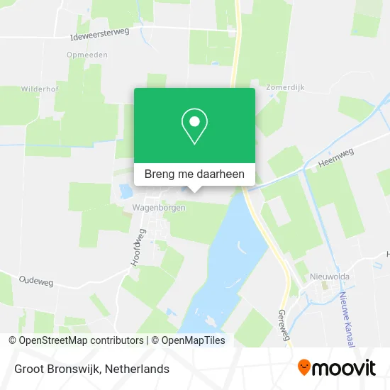 Groot Bronswijk kaart