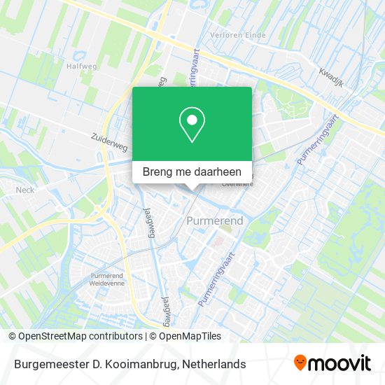 Burgemeester D. Kooimanbrug kaart