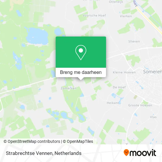 Strabrechtse Vennen kaart