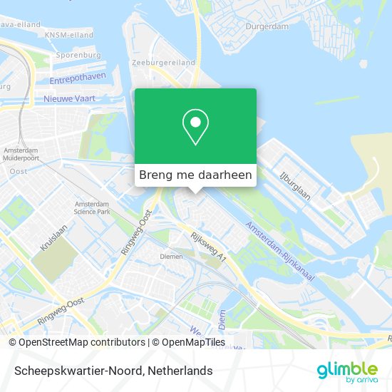 Scheepskwartier-Noord kaart