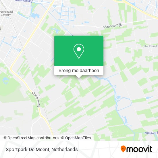 Sportpark De Meent kaart