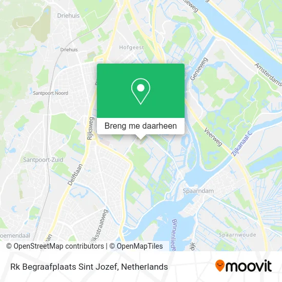 Rk Begraafplaats Sint Jozef kaart