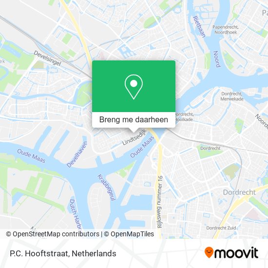 P.C. Hooftstraat kaart