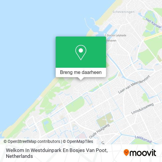 Welkom In Westduinpark En Bosjes Van Poot kaart