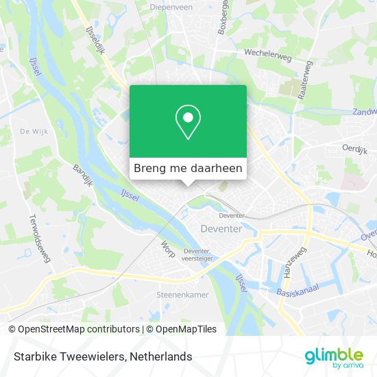 Starbike Tweewielers kaart