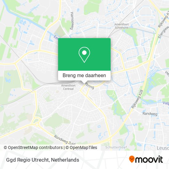 Ggd Regio Utrecht kaart