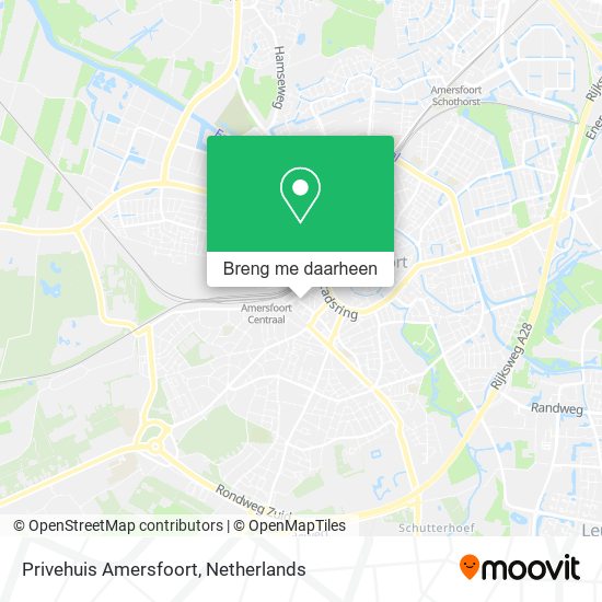 Privehuis Amersfoort kaart