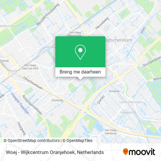 Woej - Wijkcentrum Oranjehoek kaart