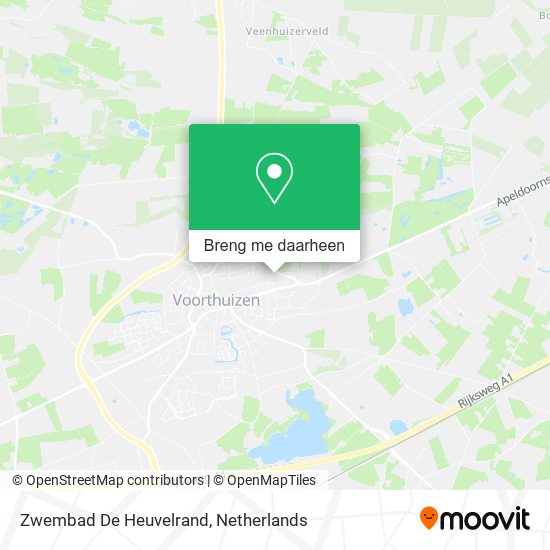 Zwembad De Heuvelrand kaart