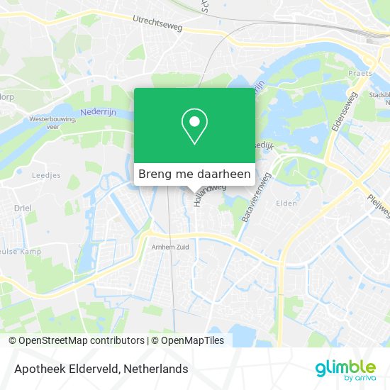 Apotheek Elderveld kaart