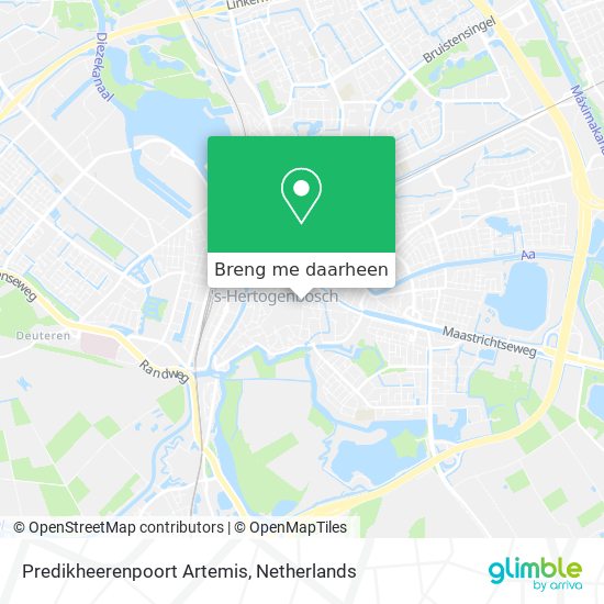 Predikheerenpoort Artemis kaart