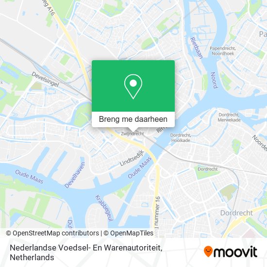 Nederlandse Voedsel- En Warenautoriteit kaart