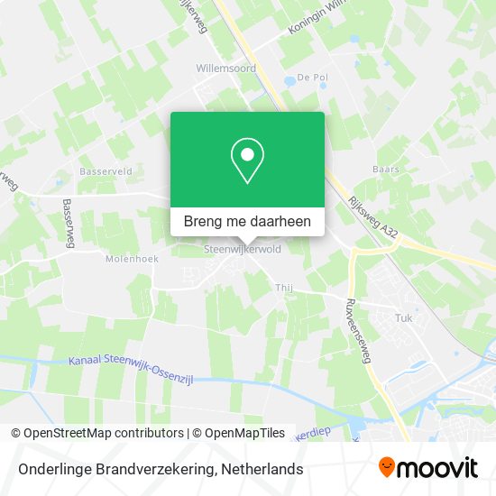 Onderlinge Brandverzekering kaart