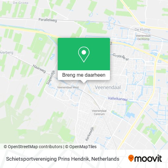 Schietsportvereniging Prins Hendrik kaart