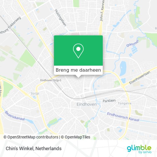 Chin's Winkel kaart