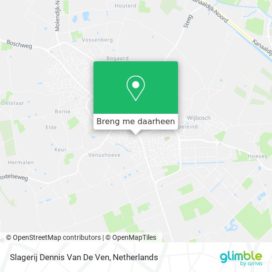 Slagerij Dennis Van De Ven kaart