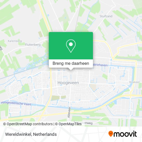 Wereldwinkel kaart