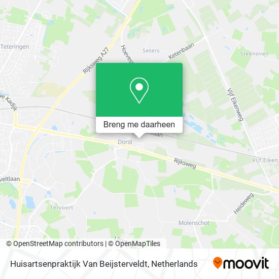 Huisartsenpraktijk Van Beijsterveldt kaart