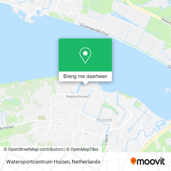 Watersportcentrum Huizen kaart
