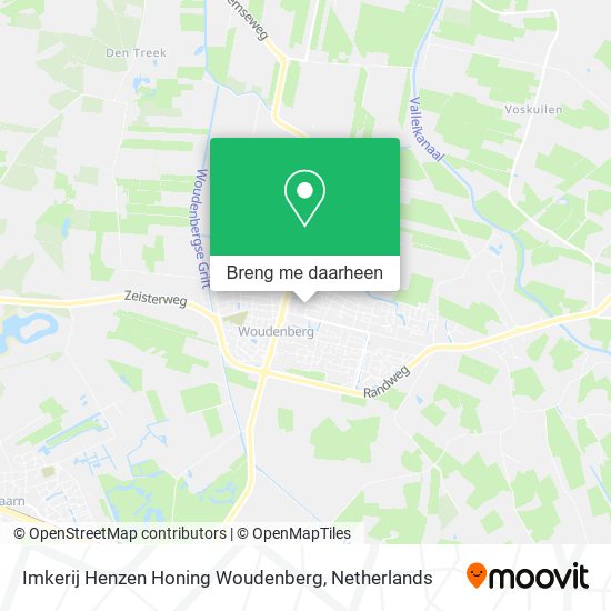 Imkerij Henzen Honing Woudenberg kaart