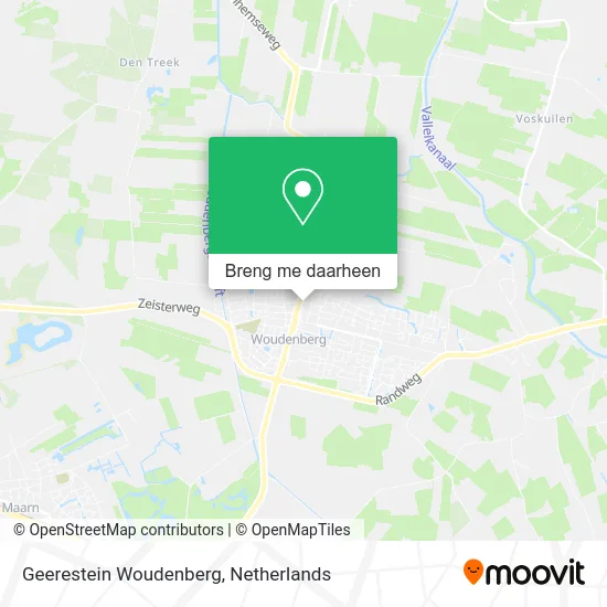 Geerestein Woudenberg kaart