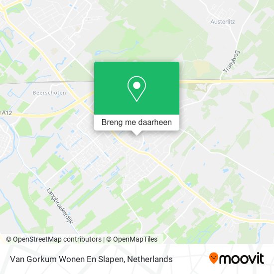 Van Gorkum Wonen En Slapen kaart