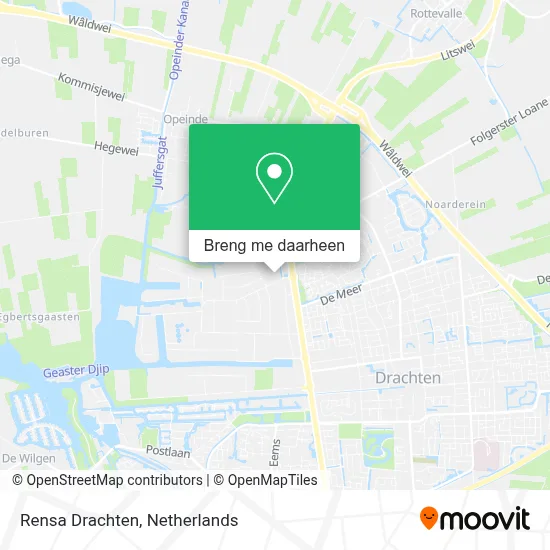 Rensa Drachten kaart