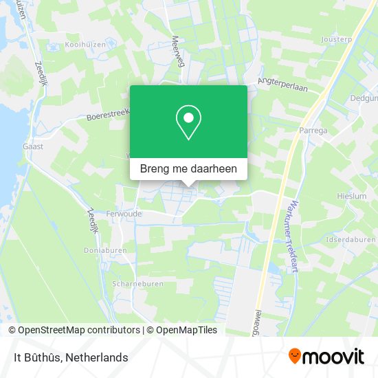 It Bûthûs kaart