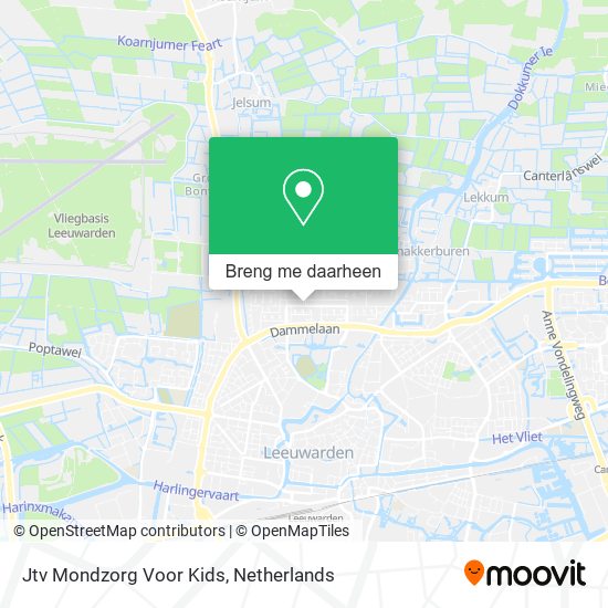 Jtv Mondzorg Voor Kids kaart