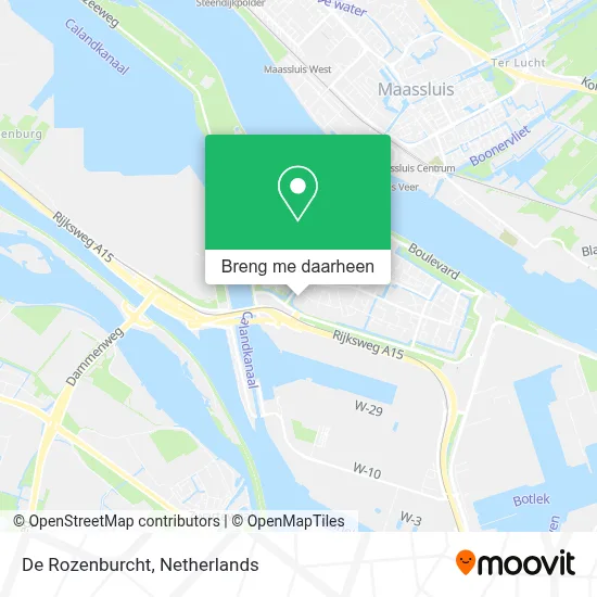 De Rozenburcht kaart