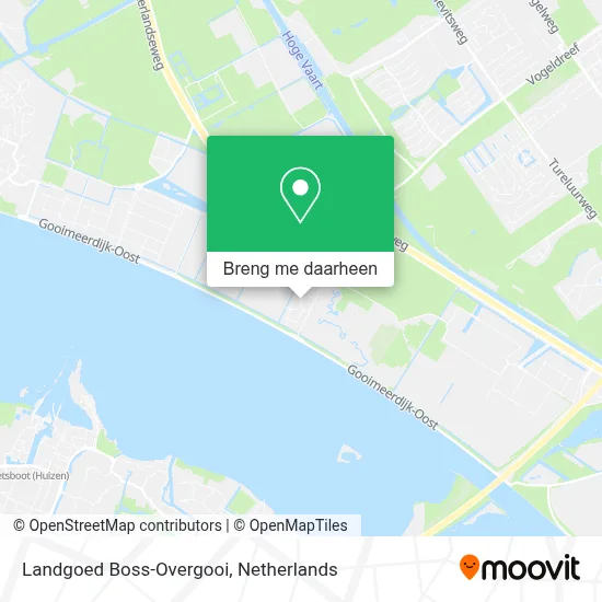 Landgoed Boss-Overgooi kaart
