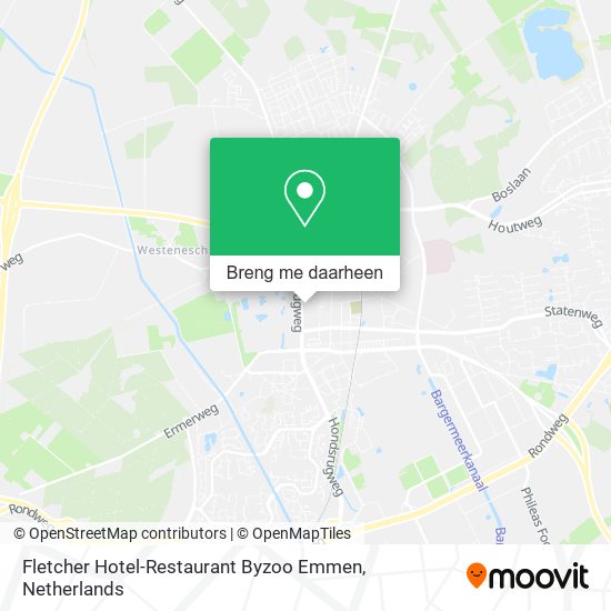 Fletcher Hotel-Restaurant Byzoo Emmen kaart