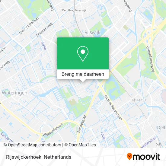 Rijswijckerhoek kaart