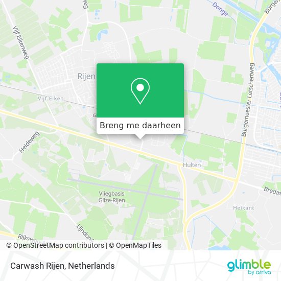 Carwash Rijen kaart