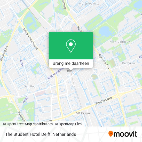 The Student Hotel Delft kaart