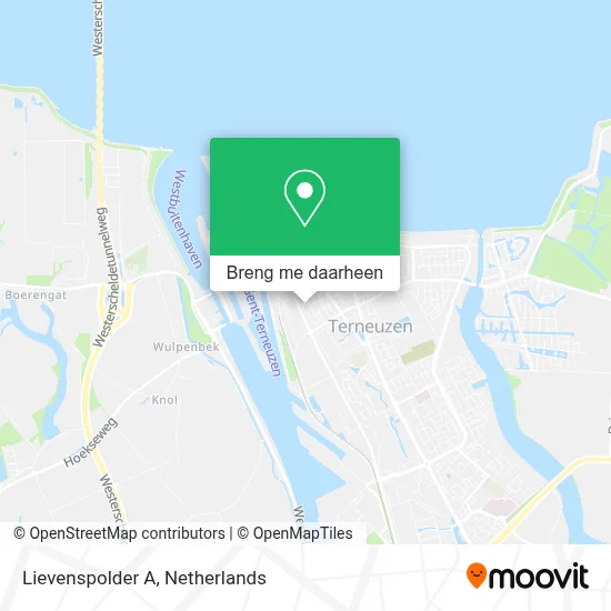 Lievenspolder A kaart