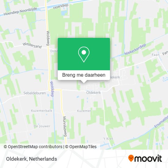 Oldekerk kaart