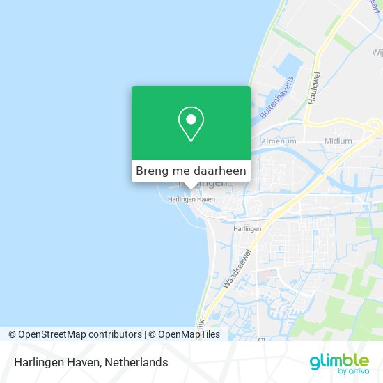 Harlingen Haven kaart