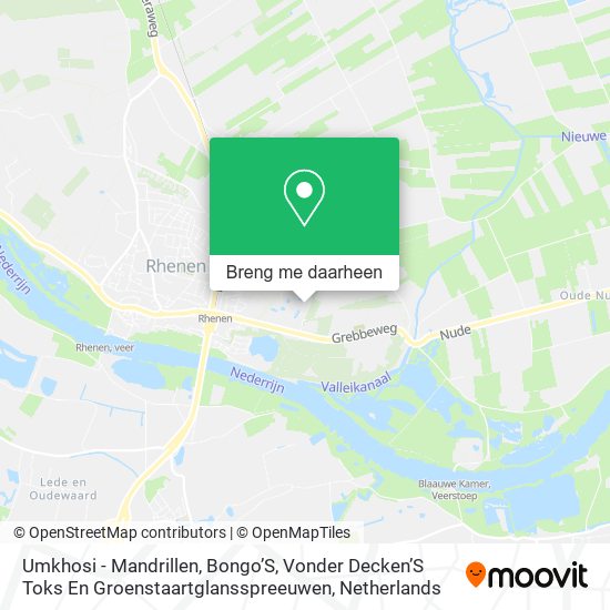 Umkhosi - Mandrillen, Bongo’S, Vonder Decken’S Toks En Groenstaartglansspreeuwen kaart