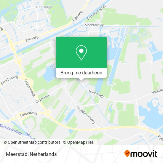 Meerstad kaart