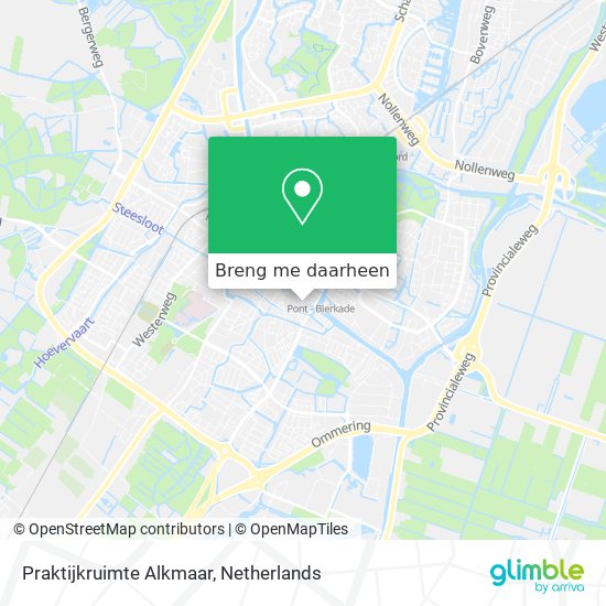 Praktijkruimte Alkmaar kaart