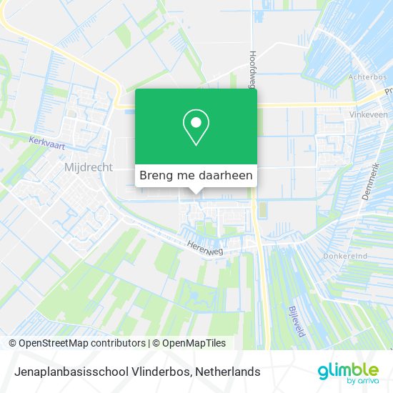 Jenaplanbasisschool Vlinderbos kaart