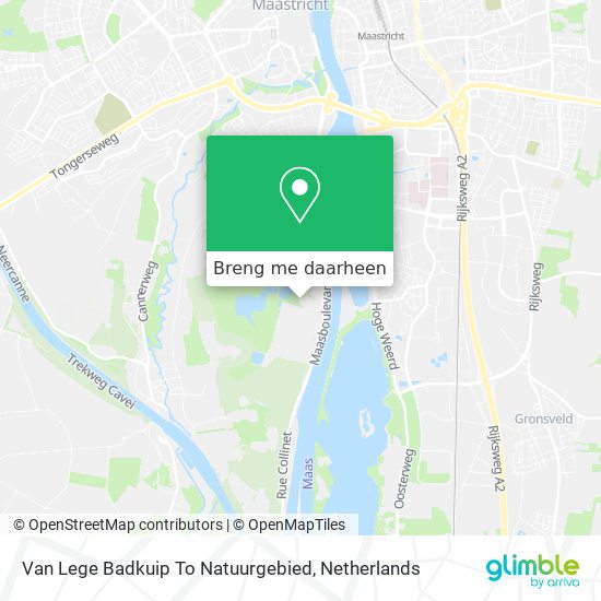 Van Lege Badkuip To Natuurgebied kaart