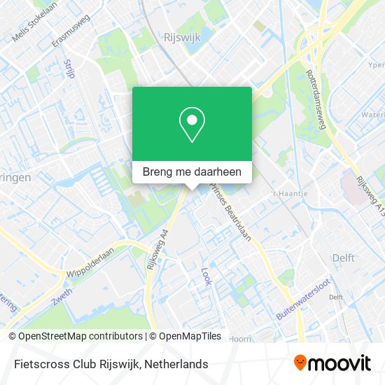 Fietscross Club Rijswijk kaart