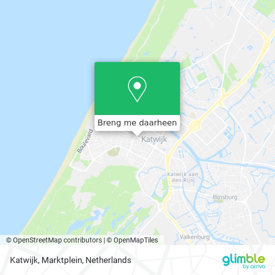 Katwijk, Marktplein kaart