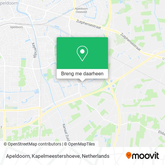 Apeldoorn, Kapelmeestershoeve kaart