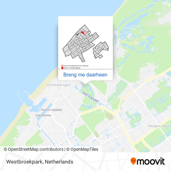 Westbroekpark kaart
